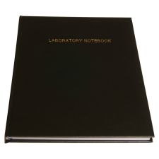 Roaring Spring Lab Research Notebook, 11 1/4" x 9 1/8", 4 x 4 Graph Print, 144 Pages, Black
