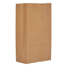 Ross & Wallace Paper Products Grocery Paper Bags, 12# Size, 40# Basis Weight, 7" x 4.38" x 13.75", Kraft, 500/Bundle