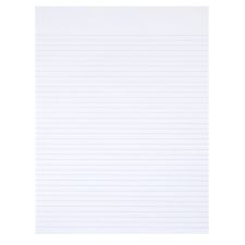 SKILCRAFT 30% Recycled Writing Pads, 8 1/2" x 11", White, Narrow Ruled, Pack Of 12 (AbilityOne 7530-01-516-7581)