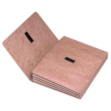 SKILCRAFT Expanding Wallet Folder, 1 Pocket, Expansion 3-1/2", 8 1/2" x 11", Letter, Red, Pack of 1