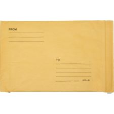SKILCRAFT Lightweight Paper-Cushioned Mailers, 8 1/2" x 12", Kraft, Pack Of 100 (AbilityOne 8105-00-290-0343)