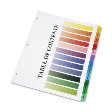 SKILCRAFT Monthly Index Dividers  - NSN3683490
