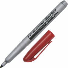 SKILCRAFT Permanent Fine-Point Markers, Red (AbilityOne 7520-01-511-4324)