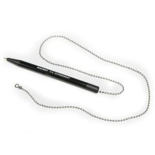 SKILCRAFT Security Pens, Medium Point, Black Barrel, Black Ink, Pack Of 12 Pens (AbilityOne 7520-01-449-3740)
