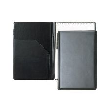 SKILCRAFT Steno Pad Holder, 6" x 9", Black (AbilityOne 7510-01-454-7388)