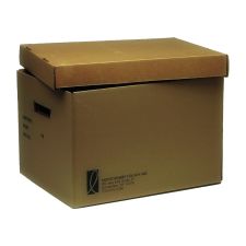 SKILCRAFT Storage File Storage Boxes With Lift-Off Lids, 10" x 12" x 15", Case Of 25 (AbilityOne 8115 01 455 4036)
