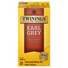 Twinings Earl Grey Tea Bags, 1.76 oz, 25/Box