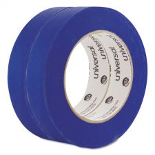 Universal Premium Blue Masking Tape with UV Resistance, 3" Core, 24 mm x 54.8 m, Blue, 2/Pack