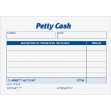 Adams Petty Cash Receipt Pad - ABF9672ABF