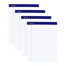 Ampad Legal Ruled Pads, Narrow Rule, 50 White 8.5 x 11.75 Sheets, 4/Pack