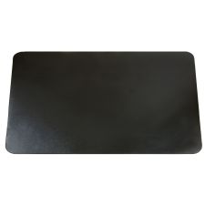 Artistic Eco-Black Desk Pad With Antimicrobial Protection, 19" H x 24" W, Black