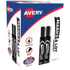 Avery Marks A Lot Marks A Lot Permanent Markers - Large Desk-Style Size