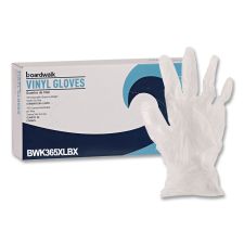 Boardwalk General Purpose Vinyl Gloves, Powder-Free, X-Large, 2.6 mil Thick, 9.5" Long, Clear, 100/Box