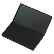 CLI Charles Leonard Stamp Pad 6.3" Width x 3.3" Length Felt Pad Black Ink Black 1 Each