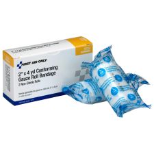 First Aid Only Nonsterile Gauze Rolls, 2", White, Pack Of 2