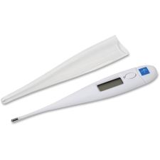 Medline Premier Oral Digital Thermometer - 90F (32.2C) to 109.9F (43.3C) - Reusable, Latex-free - For Oral - White