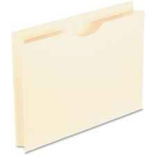 Oxford Reinforced-Top File Jackets, Letter Size, 2" Expansion, Manila, Box Of 50