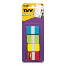 Post-it Tabs, 1 in. x 1.5 in., 1 Pack, 88 Tabs/Pack, Assorted Colors, 686ALYR1IN