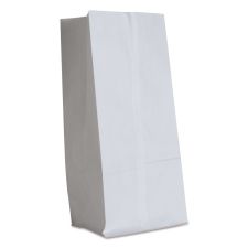Ross & Wallace Paper Products Grocery Paper Bags, 16# Size, 40# Basis Weight, 7.75" x 4.75" x 16", White, 500/Bundle