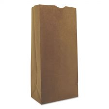 Ross & Wallace Paper Products Grocery Paper Bags, 25# Size, 40# Basis Weight, 8.25" x 5.38" x 18", Kraft, 500/Bundle