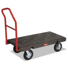 Rubbermaid Commercial Heavy-Duty Platform Truck Cart, 1,200 lb Capacity, 24 x 48 Platform, Black