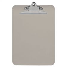 Universal Plastic Clipboard with High Capacity Clip, 1.25" Clip Capacity, Holds 8.5 x 11 Sheets, Translucent Black