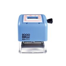 2000 PLUS Easy Select Self-Inking Date/Phrase Stamp, PAID, 1-7/8" x 1" Impression, Red Ink