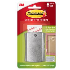 Command Universal Frame Hangers, 1 Command Hanger, 8 Command Strips, Damage Free Hanging of Dorm Room Decorations