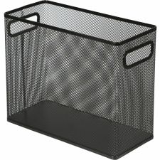 Lorell Mesh Desktop Hanging File Folder, Letter-Size, Black