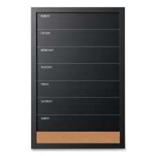 MasterVision Black/White Message Board Set, (1) Bulletin, (1) Chalk/Bulletin, (1) Dry-Erase/Bulletin, Assorted Sizes, Assorted Colors