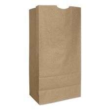 Ross & Wallace Paper Products Grocery Paper Bags, 16# Size, Heavy-Duty, 50# Basis Weight, 7.75" x 4.75" x 16", Kraft, 500/Bundle