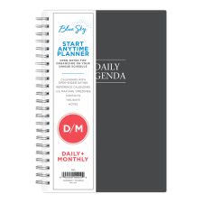 Blue Sky Daily/Monthly PP Planner, 8-1/2" x 5-1/2", Passages, Undated