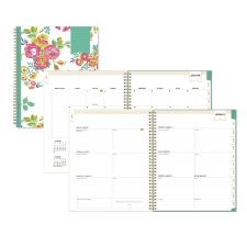 Blue Sky Day Designer Peyton Create-Your-Own Cover Weekly/Monthly Planner, Floral Artwork, 11 x 8.5, White, 12-Month (Jan-Dec): 2026