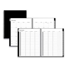 Blue Sky Enterprise Weekly Appointment Planner, 11 x 8.5, Black Cover, 12-Month (Jan to Dec): 2026