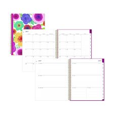 Blue Sky Mahalo Academic Year Create-Your-Own Cover Weekly/Monthly Planner, Floral Artwork, 11 x 8.5, 12-Month (July-June): 2025-2026