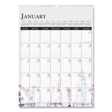 House of Doolittle Recycled Wild Flower Wall Calendar, Wild Flowers Artwork, 12 x 16.5, White/Multicolor Sheets, 12-Month (Jan to Dec): 2026