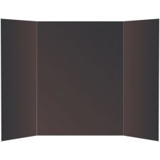 2-Ply Tri-Fold Project Board, 36" x 48", Black