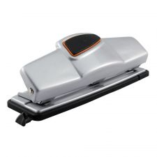 3-Hole Paper Punch, 20-Sheet Capacity, Silver