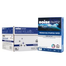 Boise POLARIS Premium Multi-Use Printer & Copy Paper, White, Letter (8.5" x 11"), 5000 Sheets Per Case, 20 Lb, 97 Brightness, FSC Certified