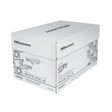 Copy Paper, White, Letter (8.5" x 11"), 5000 Sheets Per Case, 20 Lb, 92 Brightness