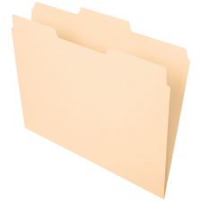 File Folders, 1/3 Cut, Center Position, Letter Size, Manila, Pack Of 100