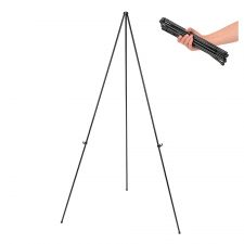 Full-Size Instant Display Easel With Carrying Case, Black