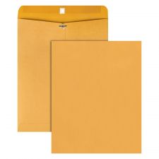Manila Envelopes, 11-1/2" x 14-1/2", Clasp Closure, Brown Kraft, Box Of 100