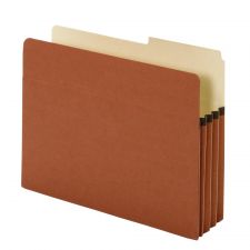Pendaflex Redrope Expanding File Pockets, 3 1/2" Expansion, Letter Size, Brown, Box Of 25 File Pockets