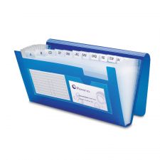 Polypropylene File, 1 Pocket, Expansion 6", Nonstandard size, Blue, Pack of 1