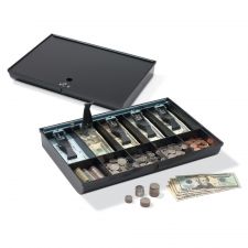 Replacement Cash Tray, 2 1/4"H x 15 7/8"W x 11 1/4"D, Black