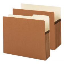 Smead Expanding File Pockets, 1 3/4" Expansion, 9 1/2" x 11 3/4", 30% Recycled, Redrope