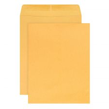 10" x 13" Manila Catalog Envelopes, Gummed Seal, Brown Kraft, Box Of 100