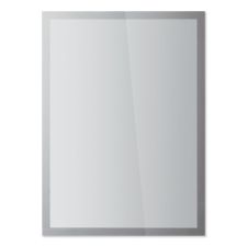 Durable DURAFRAME SUN Sign Holder, 11 x 17, Silver Frame, 2/Pack