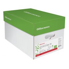 EnviroCopy Copy Paper, White, Ledger (11" x 17"), 2500 Sheets Per Case, 20 Lb, 30% Recycled, FSC Certified
